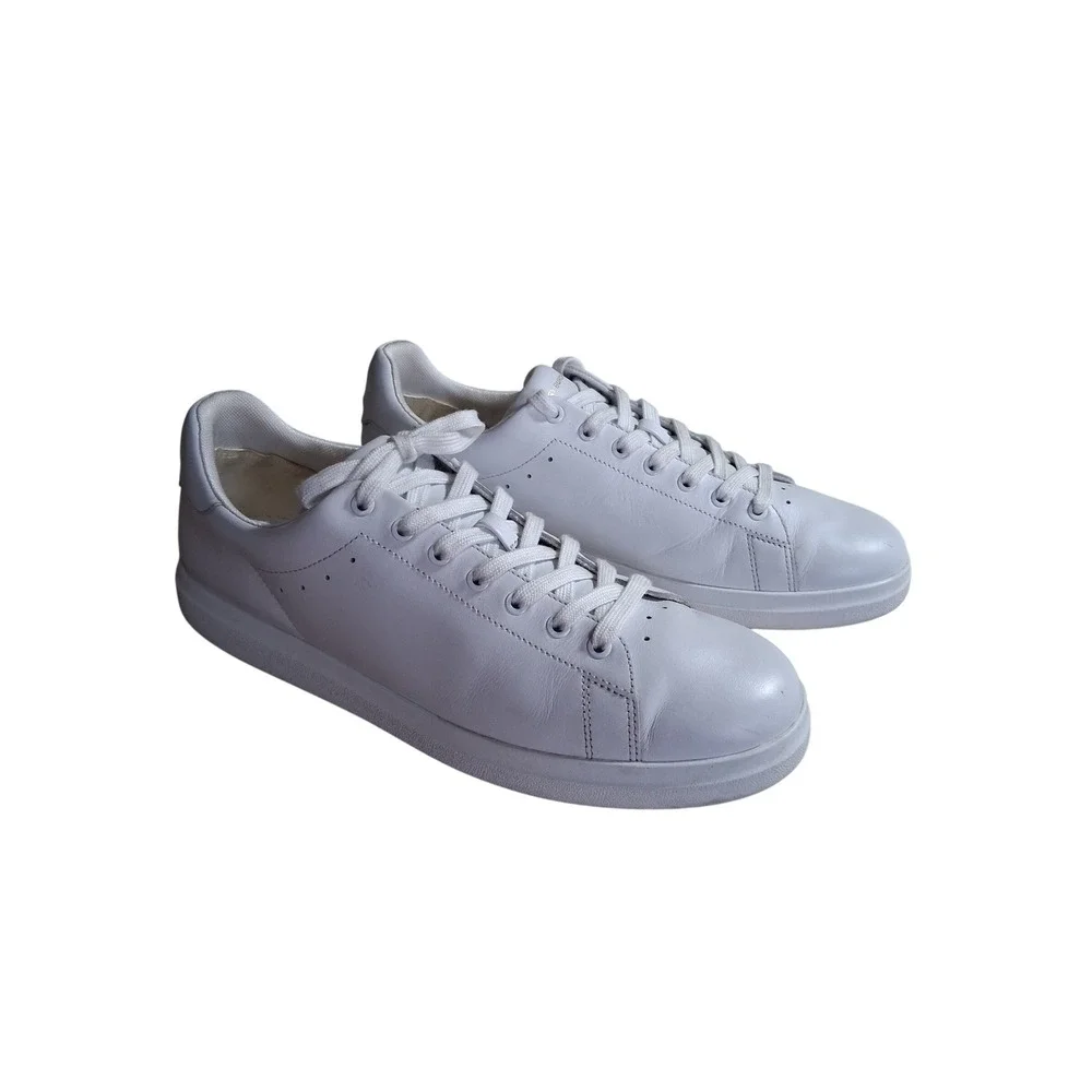 Tory‎ Burch Howell Court Titanium White Womens Size 11 Preppy Luxury Sneakers